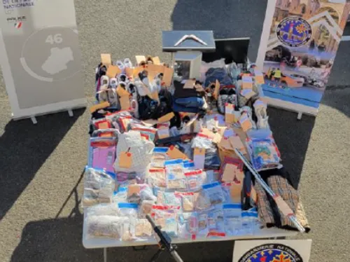 Cahors : vaste opération antidrogue, sept suspects écroués