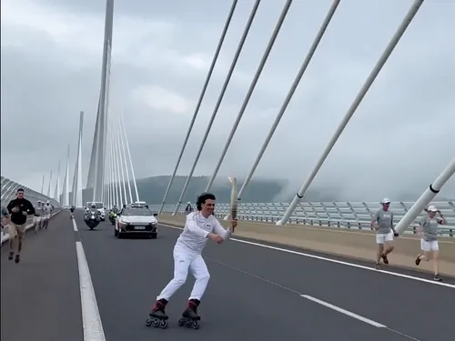 La Flamme Olympique brille à Millau