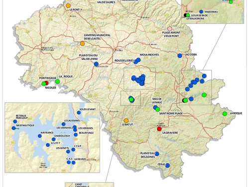 L'Aveyron n'a jamais eu autant de lieux de baignades recensés