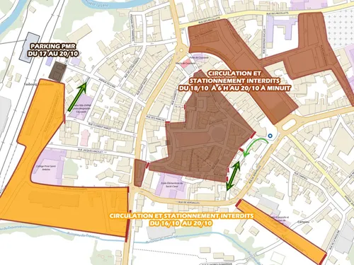 Où se garer et quel secteur éviter à Caussade pendant Tractomania ?