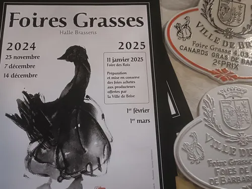 Quand le marché de Brive la Gaillarde prend la tonalité des fêtes