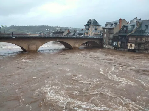 Tempête Nils : de nombreuses routes coupées en Aveyron