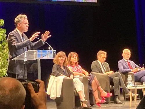 Christophe Béchu, le ministre de la transition écologique et de la...