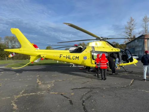 Aurillac : un nouvel hélicoptère du SMUR 