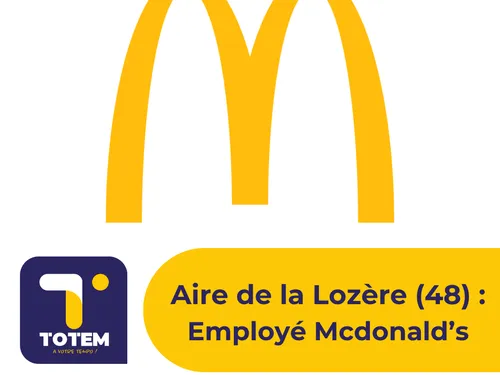 Aire de Millau (12) : Employé McDonalds