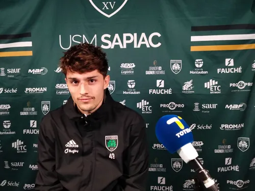 Paul Vallée, invité du Club Sapiac avant le déplacement à Bordeaux