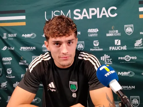 US.Montauban, P.Vallée : « on n'est qu'à la 6e journée »