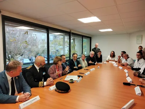 Agnès Firmin le Bodo était ce jeudi en Aveyron