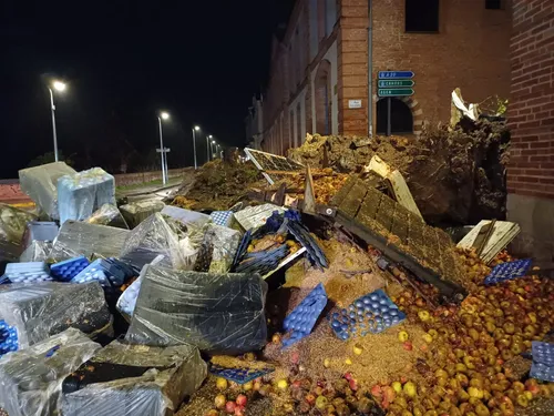 Montauban : nouvelle action coup de poing des agriculteurs