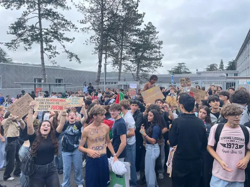 Lycéens mobilisés dans le Lot : cinq mineurs interpellés
