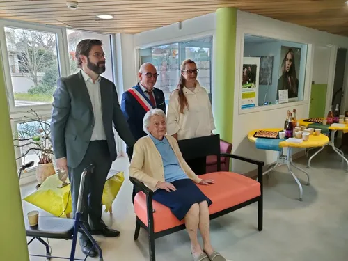Figeac : Andrée Mis a fêté ses 105 ans à l'EHPAD de Montviguier