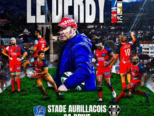 Un derby à suspens entre le Stade Aurillacois et le CA Brive