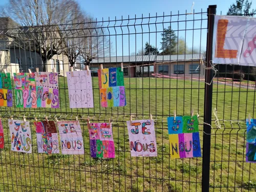 Les créations des enfants à l’honneur avec La Grande Lessive