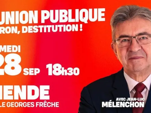 Jean-Luc Mélenchon en meeting à Mende