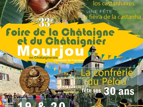 Pour trouver des châtaignes c'est à Mourjou  !