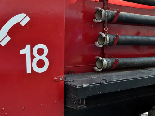 Une grange en feu sur les hauteurs d'Aurillac