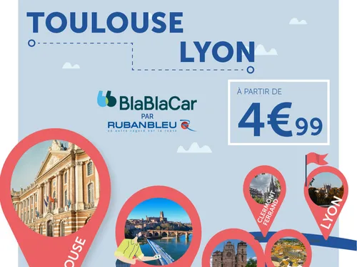 Une nouvelle ligne de bus entre Toulouse et Lyon, via Albi, Rodez...