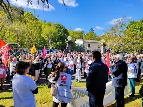 Saint-Affrique : 500 personnes mobilisées pour l'hôpital