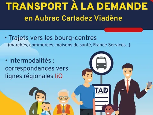 Aubrac-Carladez-Viadène : le service de transport à la demande évolue