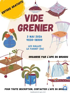 Troc & puces de l'APE du Brugou à Le Faouët