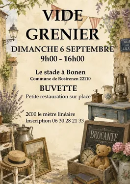 Vide-grenier de Bonen à Rostrenen