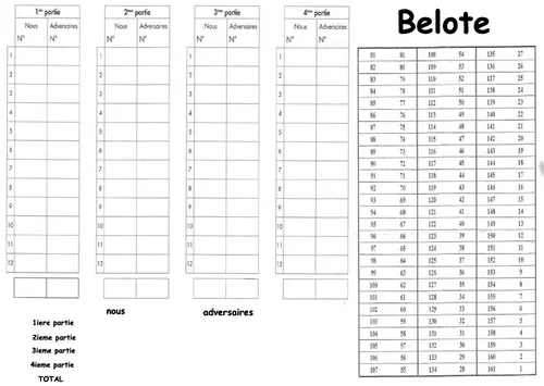 Concours de belote à Saint-Molf
