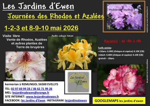 Journées des Rhododendrons et Azalées à Remungol