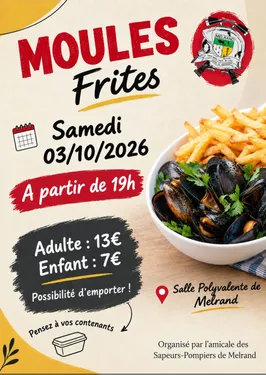 Repas Moules-Frites à Melrand