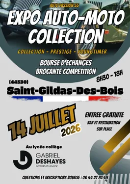 Exposition véhicules anciens, auto-moto et bourse d'échange à Saint...