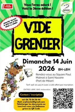 Vide grenier orphie club saint Nazaire 