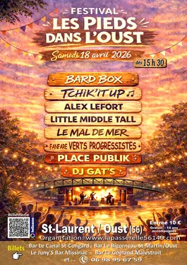 Festival "Les Pieds dans l'Oust" à Saint-Laurent sur Oust Morbihan