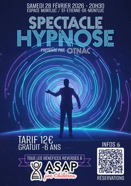 Spectacle d'hypnose à St Etienne de Montluc