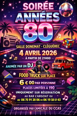 Soirée années 80 à Cléguérec