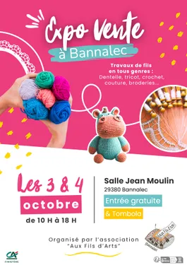 Expo vente  "Aux Fils d’Arts" à Bannalec : 