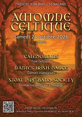 Automne Celtique le 24 octobre 2026 à 20h30