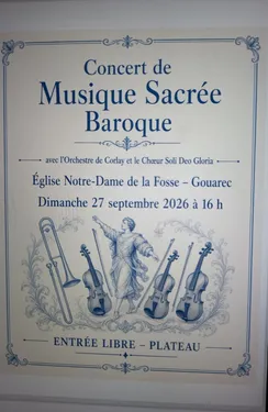 Concert de musique sacrée baroque à Gouarec