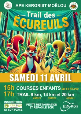 Trail des écureuils de Kergrist-Moëlou