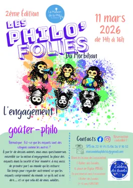 Les Philo'Folies du Morbihan : Goûter-Philo