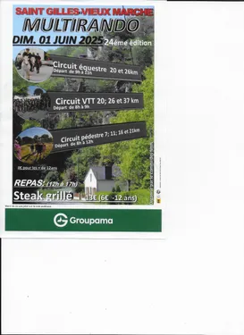 Multirando et repas à Saint-Gilles-Vieux-Marché