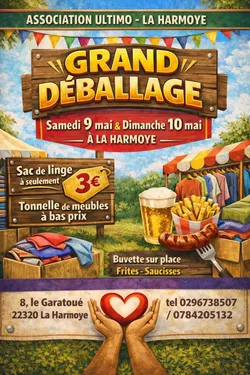 Grand déballage à La Harmoye