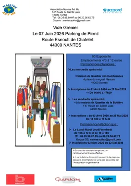 Vide grenier de l'Association NantesAct'Hu