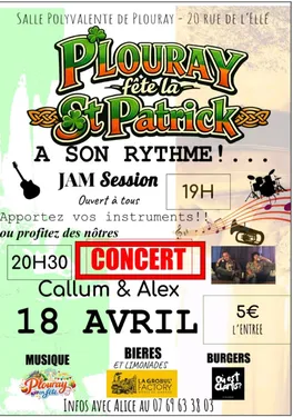 Concert et scéne ouverte Plouray 
