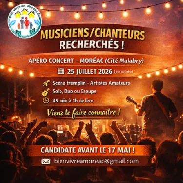 Scène tremplin pour Apéro concert à Moréac