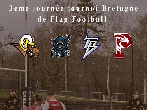 3ème journée de Championnet de Bretagne de Flag Football à Pontivy