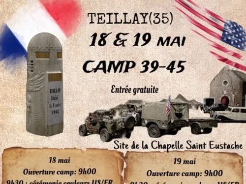 "Reconstitution d’un CAMP 39-45" à Teillay