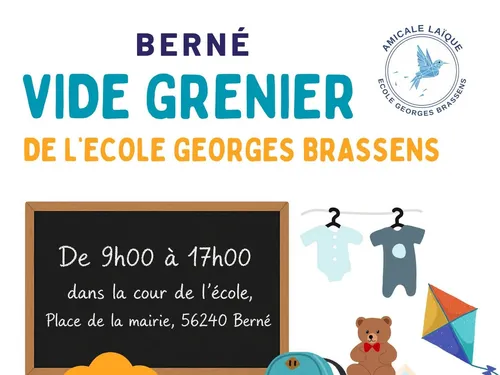 Vide-grenier de l'École Georges Brassens de Berné
