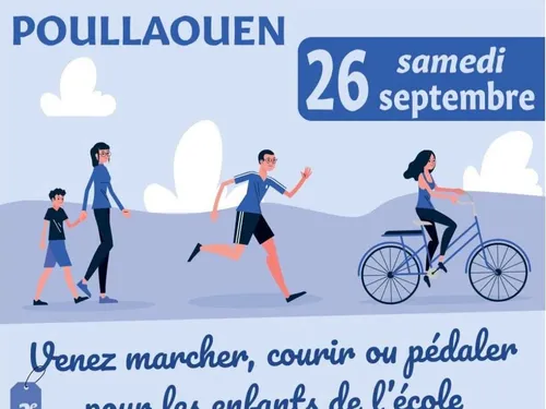Randonnée solidaire à Poullaouen