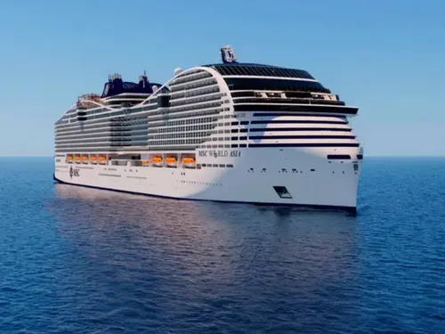 MSC World Asia : le géant des mers quitte Saint-Nazaire pour son...