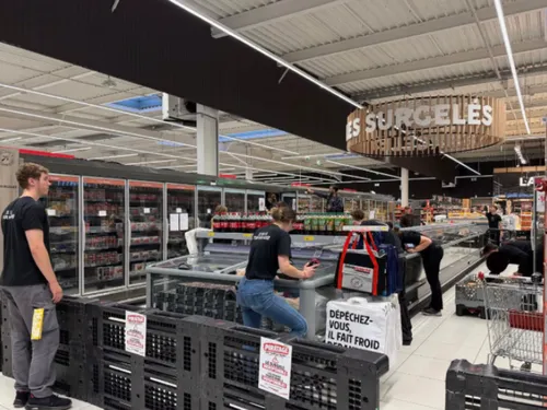 Cyberattaque dans la grande distribution : des centaines de tonnes...
