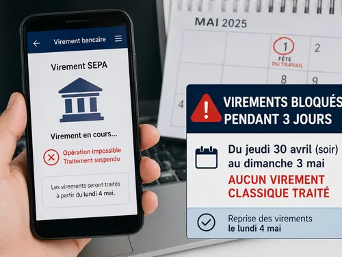 Virements bloqués pendant 3 jours : ce que vous devez absolument...